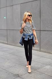 Black And White Striped Top With Jeans Pin On My Style