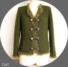 Knitted In Wool Alpaca Jacket Olive Etsy Knitted Wool Alpaca