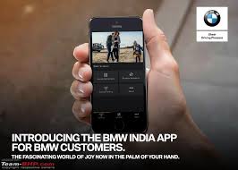 I have tried in on my android phone and my wife's iphone. Bmw India Mobile App Launched Team Bhp