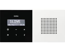 B 37 x h 47 x. Unterputz Radio Rds Mit Lautsprecher Schwarzglasoptik Gira Flachenschalter Reinweiss Glanzend 2280112 Bei Hornbach Kaufen