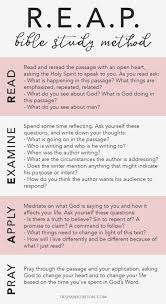 A Quick Guide To The Reap Bible Study Method A Free Printable Bible Study Notes Bible Study Scripture Bible Study Methods
