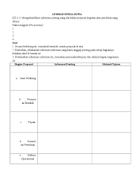 Check spelling or type a new query. Secara Berkelompok Cermatilah Kembali Contoh Proposal Di Atas File Guru Sd Smp Sma