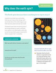 Earth day recycling worksheet answer key we have provided four versions of the worksheet. Why Does The Earth Spin Worksheet Education Com Science Worksheets Science Fair Projects Boards Earth Lessons