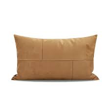 悦心 现代侘寂橘咖色磨砂皮绒拼接靠包奢华美式抱枕样板间腰枕 淘宝网 throw pillows pillows bed