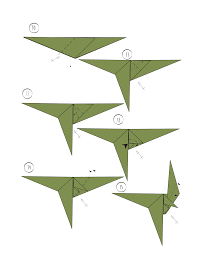 Wikihow Rawr Origami Dinosaur And 2 More Ways To Make Dinosaur Origami Origami Easy Kids Origami