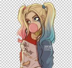 Maybe you would like to learn more about one of these? Harley Quinn Poison Ivy Joker Batman Drawing Png Clipart Anime Arm Art Batman Brown Hair Free