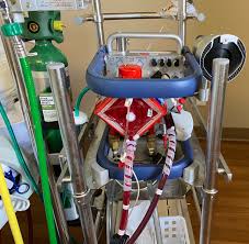 The tubes are placed in. State Says Arizona Has Adequate Supply Of Ecmo Machines