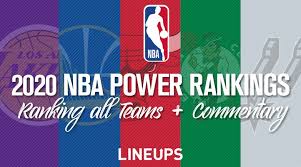 Higher winning percentage against playoff teams in opposite conference. 2019 20 Nba Power Rankings