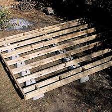 A Firm Foundation For A Backyard Shed Building A Shed Backyard Shed Building A Floating Deck