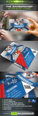 A barber's business card can be made very creatively. The Barbershop Business Card By Ravi Rajcoomar Graphicriver