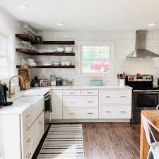 To give white subway tile custom look the homeowner below installed two gray rows to their backsplash. 6 Patterns You Can Create Using Subway Tile Tileist By Tilebar