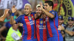Messi, suárez and neymar, the msn. Barcelona Demolish Celtic As Msn Reunite For Seven Magnificent Goals The18
