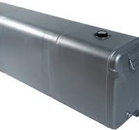 DIYtuning 58 Gallon Aluminum Diesel Fuel Cell Tank Easy Fuel Transportation  Truck Lightweight Polished Fuel Diese Liquid Storage Sliver