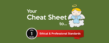 your cheat sheet to cfa level i ethical professional