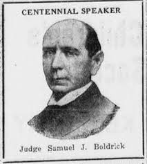 Judge Samuel Boldrick was one of the speakers at the Centennial  Celebration. Here's an excerpt of him talking about Rutherford H. Rowntree  and a connection to the death of the outlaw Jesse