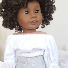 18 Inch Doll Pink/pastel Glittery Striped Shorts or Peasant Blouse