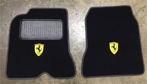 Take a look at the diamond white ferrari california sitting pretty on black custom wheels image and go back to customizing your vehicle with renewed passion. 2014 2018 Ferrari California T Custom German Velour Floor Mats Set