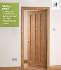 The Brindley Range Of Full Boarded Oak Doors Has A Contemporary Feel To A Traditional Style With T Internal Oak Doors Wood Doors Interior Wooden Doors Interior