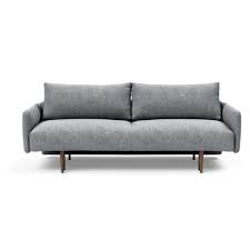 This is my mid century modern style love seat in black walnut the fabric is latte. Frode Dark Styletto Sofa Bed Upholstered Arms