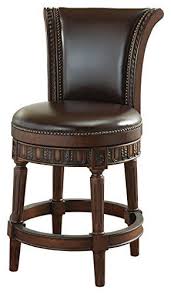 Ashley Furniture Signature Design North Shore Counter Height Bar Stool Dark Brown Best Dining Table Bar Stools Counter Height Bar Stools Dining Room Server