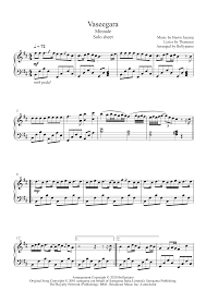 Vaseegara Piano Notes Minnale Solo Sheet Music Pdf Sheet Music Pdf Sheet Music Song Notes