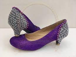 Purple Pearl Heels Grey Pearl Heels Glitter Kitten Heels Etsy Kitten Heels Heels Purple Bridal Shoes
