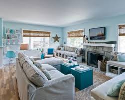 Made out of old cereal boxes (yes, really!), these lighthouses are a charming addition to any side table. Discover 20 Beautiful Beach Inspired Living Rooms Beachy Living Room Beach House Living Room Beach Theme Living Room
