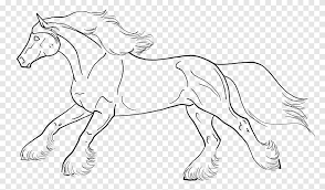 Next, begin sketching out the horse's face starting with the bump where the eye is located. Line Art Pony Gypsy Horse Mustang Sketch Mustang Horse Mammal Png Pngegg
