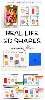 Identifying 2d Shapes In Real Life Objects Shape Activities Preschool Shapes Worksheet Kindergarten Shapes Kindergarten