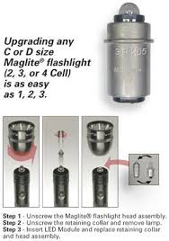 Maglite Led Upgrade Module 3 Watt C And D 3 Cell Sh33dcw6 All Spectrum Electronics