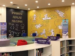 No.9, jalan beringin, damansara heights, 50480 kl. Ttdi S Public Library Reopens After 2 Years With A New Look That Kids Will Love Library Beautiful Wall Art Public Library