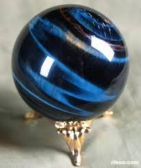 2 0 Blue Tiger Eye Tiger S Eye Tigereye Sphere Crystal Ball In 2020 Crystals Minerals Rocks And Gems Stones And Crystals