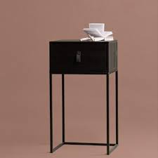 Zola Pine Bedside Table With Drawer Small Bedside Table Pine Bedside Table Narrow Bedside Table