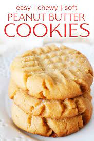 The Easiest Chewy Peanut Butter Cookies The Anthony Kitchen Recipe Butter Cookies Easy Homemade Peanut Butter Cookies Chewy Peanut Butter Cookies
