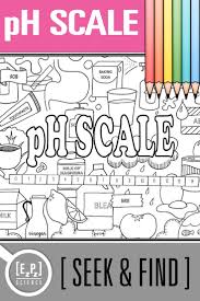 Students Will Enjoy Learning About The Ph Scale Acids Bases With Seek Find Science Doodles Chemistry Key Terms Inclu Science Doodles Doodle Pages Doodles