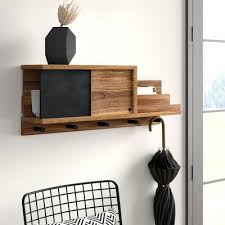 Mercury Row Posner Wall Mounted Coat Rack Birch Lane In 2020 Wall Mounted Coat Rack Modern Coat Rack Coat Rack With Storage