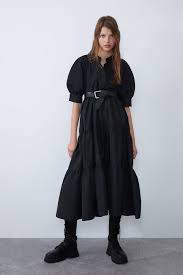 Full Sleeve Dress New In Trf Zara Singapore Full Sleeves Dress Black Dress With Sleeves Dresses With Sleeves