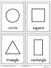 geometric shapes printable flashcards myteachingstation com