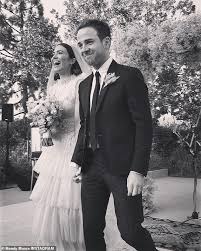 Here's everything we know about her wedding look according to several sources, including e! Mandy Moore Shares Picture From Backyard Wedding To Taylor Goldsmith Daily Mail Online