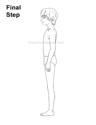 How To Draw A Manga Boy Full Body Side View Step By Step Pictures How 2 Draw Manga The artist will most likely respond to a request within 3.3 days. how to draw a manga boy full body side