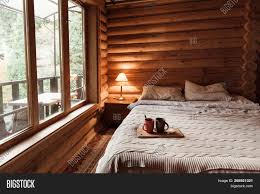 Custom designed and built nationwide. Rustic Interior Log Image Photo Free Trial Bigstock