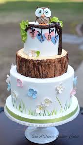 It's elegant for any party, but extra sweet as a baby shower cake idea for girls. Woodland Baby Shower Cake Cakecentral Com