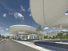 Zob Pforzheim Metaraum Architekten Bda Archdaily In 2020 Bus Station Infrastructure Architecture Curved Pergola