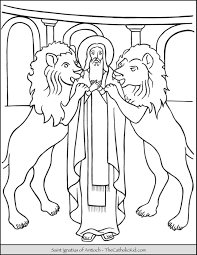 To make yourself or your kid happy, directly print catholic saints coloring pages. Catholic Kids St Ignatius Of Antioch Coloring Page Coloring Name B107 Officer