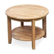 Marina natural wood outdoor patio rectangle coffee table by modway. Teak Outdoor Coffee Tables Patio Tables The Home Depot