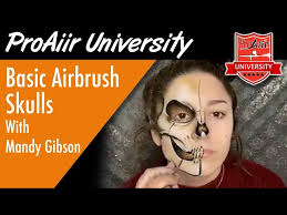 Airbrush Skull Face Painting 101 with Mandy Gibson