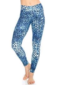 liquido active blue wild om legging