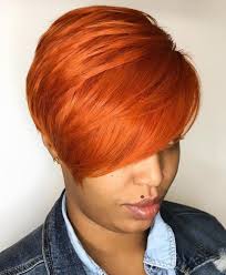 We will keep updating this list of professional short haircuts for women over 60, so make sure you bookmark. Bright Orange Red Pixie Short Hair Styles Black Women Hairstyles Short Black Hairstyles