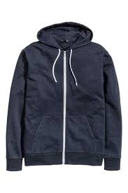 Hooded Jacket Dark Blue Marl Men H M Gb Kapsonlular Erkek Kapsonlu Kapusonlu Sweatshirt