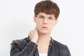 Copper Hipster Metal Round Blue Light Glasses Twilight